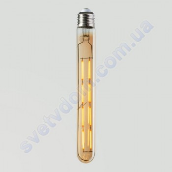 Лампа Едісона світлодіодна Horoz Electric RUSTIC TUBE-8 8W (аналог 60Вт) ТРУБА E27 FILAMENT 001-033-0008