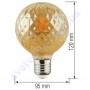Лампа Едісона світлодіодна Horoz Electric RUSTIC TWIST-4 4W (аналог 30Вт) ТВІСТ E27 FILAMENT 001-038-0004