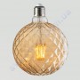 Лампа Едісона світлодіодна Horoz Electric RUSTIC TWIST-6 6W (аналог 50Вт) ТВІСТ E27 FILAMENT 001-038-0006