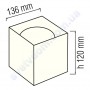 Світильник стельовий світлодіодний LED Horoz Electric SANDRA-SQ10 10W 4200K алюміній 016-045-0010