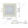 Світильник стельовий світлодіодний LED-панель Horoz Electric SLIM/Sq-6 6W 056-005-0006