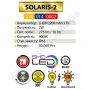 Світильник вуличний наземний світлодіодний на сонячній батареї LED Horoz Electric SOLARIS-2 2W 4000K IP65 078-014-0002