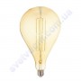 Лампа Едісона світлодіодна Horoz Electric TOLEDO AMBER 8W (аналог 60Вт) E27 FILAMENT 001-049-0008-A