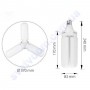 Лампа світлодіодна трансформер Horoz Electric LED TRIO 40W (аналог 320Вт) 6400K E27 001-058-0040