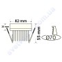 Світильник точковий світлодіодний LED Horoz Electric VALERIA-7 7W 4200K білий 016-040-0007