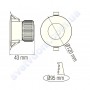 Світильник точковий світлодіодний LED Horoz Electric VANESSA-10 10W 6400K 016-044-0010