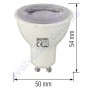 Лампа світлодіодна Horoz Electric LED VISION-6 6W (аналог 50Вт) MR16 GU10 ДИММЕР 001-022-0006
