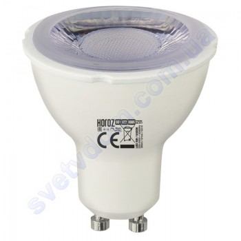 Лампа світлодіодна Horoz Electric LED VISION-6 6W (аналог 50Вт) MR16 GU10 ДИММЕР 001-022-0006