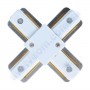 Конектор (з'єднання) X Connector X-подібний для шинопровода до світильника трековому Horoz Electric 096-001-0004