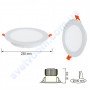 Світильник стельовий врізний світлодіодний LED Horoz Electric ALEXA-30 30W 016-048-0030