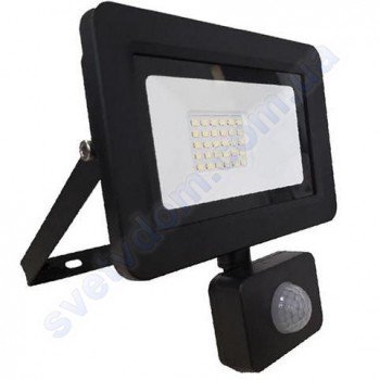 Прожектор світлодіодний LED Horoz Electric ASLAN/S-30 30W 6400K з датчиком руху IP65 068-011-0030