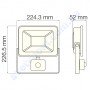Прожектор світлодіодний LED Horoz Electric ASLAN/S-50 50W 6400K з датчиком руху IP65 068-011-0050