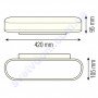 Світильник Світлодіодний Бра LED Horoz Electric BELEN-12 12W 4000K білий 029-003-0012