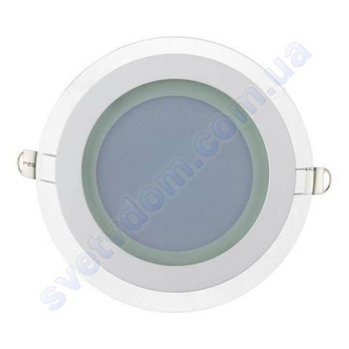 Світильник стельовий світлодіодний LED зі скляним декором Horoz Electric CLARA-12 12W 016-016-0012