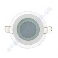 Світильник стельовий світлодіодний LED зі скляним декором Horoz Electric CLARA-6 6W 016-016-0006