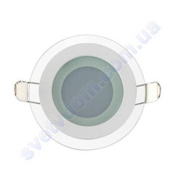Світильник стельовий світлодіодний LED зі скляним декором Horoz Electric CLARA-6 6W 016-016-0006