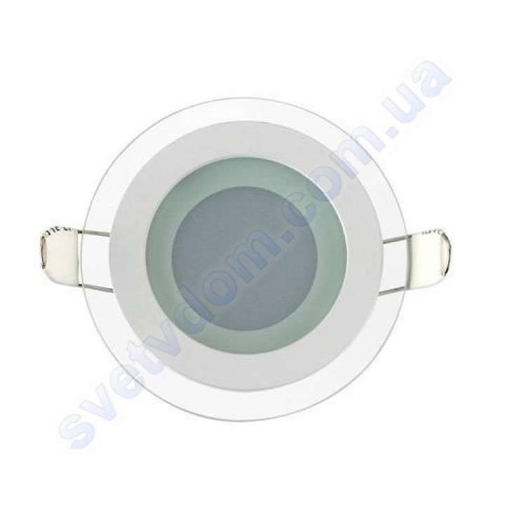 Світильник стельовий світлодіодний LED зі скляним декором Horoz Electric CLARA-6 6W 016-016-0006