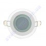 Світильник стельовий світлодіодний LED зі скляним декором Horoz Electric CLARA-6 6W 016-016-0006