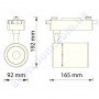 Світильник трековий світлодіодний COB LED Horoz Electric DUBLIN 35W 4200K 018-018-0035