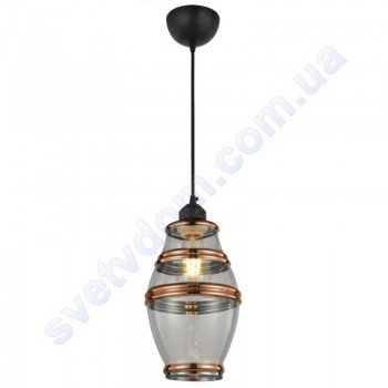 Світильник підвісний Horoz Electric ELEMENT-2 скло+метал E27 021-015-0002
