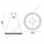Світлодіодна SMD LED люстра Horoz Electric ETERNITY-40 40W 4000K 019-022-0040