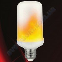 Лампа світлодіодна Horoz Electric FIREFLUX 5W (аналог 40Вт) S65 E27 ПОЛУМ'Я 001-048-0005