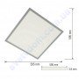 Світлодіодна растрова LED-панель типу Армстронг Horoz Electric GALAKSI-70 70W 6400K 056-002-0070