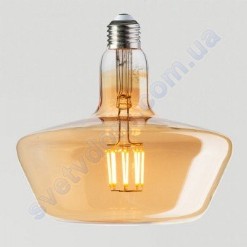 Лампа Едісона світлодіодна Horoz Electric GINZA AMBER 8W (аналог 60Вт) E27 FILAMENT 001-050-0008-A