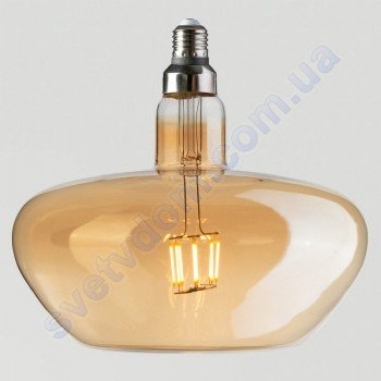 Лампа Едісона світлодіодна Horoz Electric GINZA-XL AMBER 8W (аналог 60Вт) E27 FILAMENT 001-050-0008-AXL