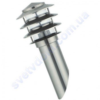 Світильник вуличний садово-парковий фасадний Horoz Electric KAYIN-1 IP44 E27 нерж 075-003-0001