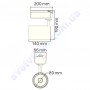 Світильник трековий світлодіодний COB LED Horoz Electric LYON-24 24W 4200K 018-020-0024