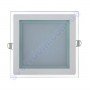 Світильник стельовий світлодіодний LED зі скляним декором Horoz Electric MARIA-15 15W 016-015-0015