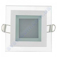 Світильник стельовий світлодіодний LED зі скляним декором Horoz Electric MARIA-6 6W 016-015-0006