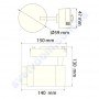 Світильник трековий світлодіодний COB LED Horoz Electric MONACO-15 15W 4200K 018-019-0015