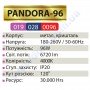 Світлодіодна SMD LED люстра Horoz Electric PANDORA-96 96W 4000K 019-028-0096