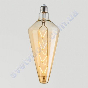 Лампа Едісона світлодіодна Horoz Electric PARADOX AMBER 8W (аналог 60Вт) E27 FILAMENT 001-052-0008-A
