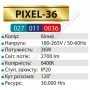 Світильник Світлодіодний LED настінно-стельовий Horoz Electric PIXEL-36 білий 6400K 36W метал 027-011-0036