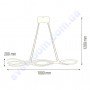Світлодіодна SMD LED люстра Horoz Electric PRIME-45 45W 4000K 019-029-0045