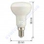 Лампа світлодіодна рефлекторна Horoz Electric REFLED-6 6W (аналог 50Вт) R50 E14 001-040-0006