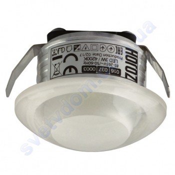 Світильник точковий світлодіодний меблевий LED Horoz Electric RITA 3W 4200K білий 016-037-0003