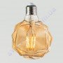 Лампа Едісона світлодіодна Horoz Electric RUSTIC CRYSTAL-4 4W (аналог 30Вт) КРИСТАЛ E27 FILAMENT 001-036-0004