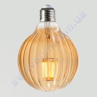 Лампа Едісона світлодіодна Horoz Electric RUSTIC MERIDIAN-6 6W (аналог 50Вт) МЕРИДІАН E27 FILAMENT 001-037-0006