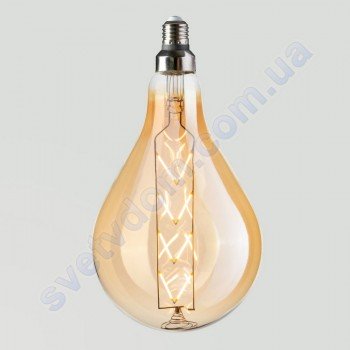 Лампа Едісона світлодіодна Horoz Electric TOLEDO AMBER 8W (аналог 60Вт) E27 FILAMENT 001-049-0008-A