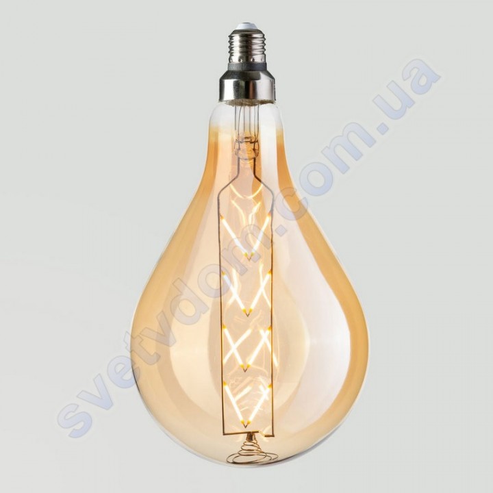 Лампа Едісона світлодіодна Horoz Electric TOLEDO AMBER 8W (аналог 60Вт) E27 FILAMENT 001-049-0008-A