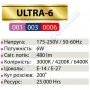 Лампа світлодіодна Horoz Electric ULTRA-6 6W (аналог 50Вт) C37 E14-E27 001-003-0006