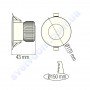 Світильник точковий світлодіодний LED Horoz Electric VANESSA-15 15W 6400K 016-044-0015