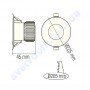 Світильник точковий світлодіодний LED Horoz Electric VANESSA-30 30W 6400K 016-044-0030