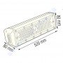 Світильник світлодіодний промисловий підвісний LED Horoz Electric ZEUGMA-100 100W 6400K IP65 алюміній 063-005-0100