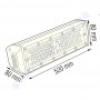 Світильник світлодіодний промисловий підвісний LED Horoz Electric ZEUGMA-100 100W 6400K IP65 алюміній 063-005-0100