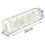Світильник світлодіодний промисловий підвісний LED Horoz Electric ZEUGMA-50 50W 6400K IP65 алюміній 063-005-0050